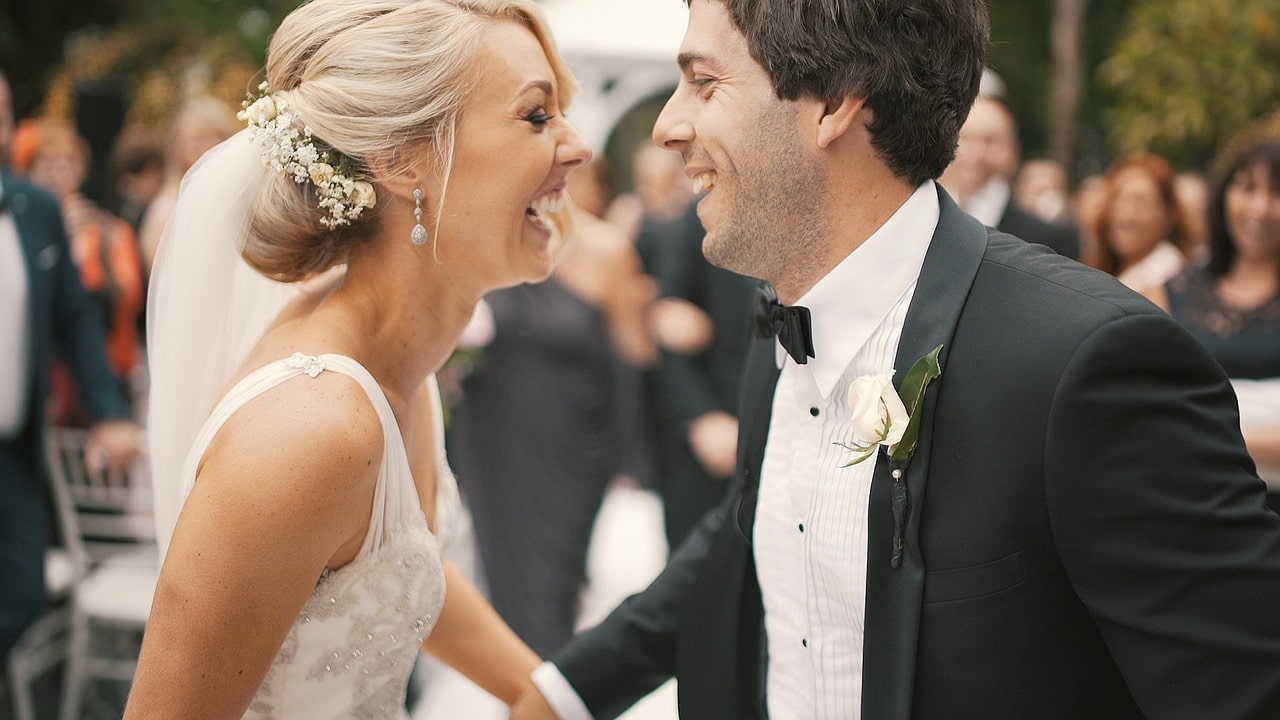 Bride & Groom Wedding Photo